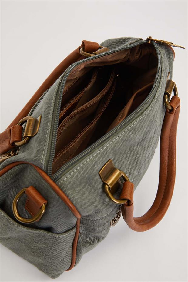 Açık Mavi Çok Gözlü El Kanvas El Çanta