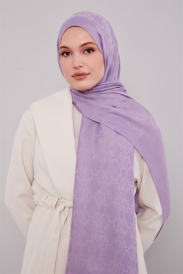A.Lila Tuğra Desen Grazia Şal