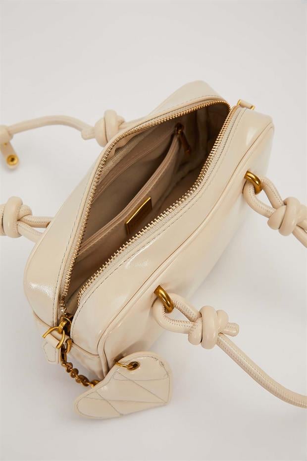 A.Gri Düğüm Askı Detaylı El Çantası