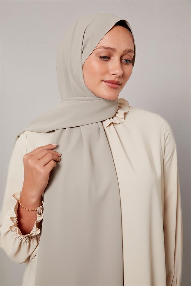 A.Haki Düz Trend Şal