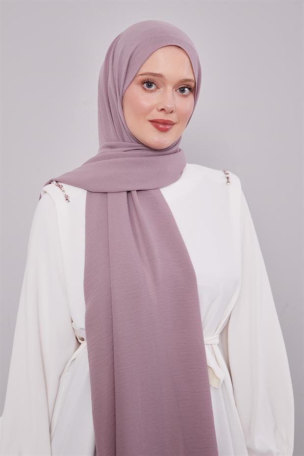 Açık Lila Düz Aerobin Şal