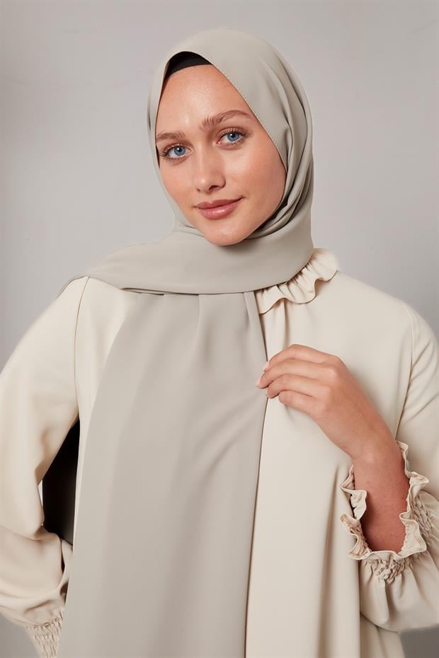 A.Haki Düz Trend Şal