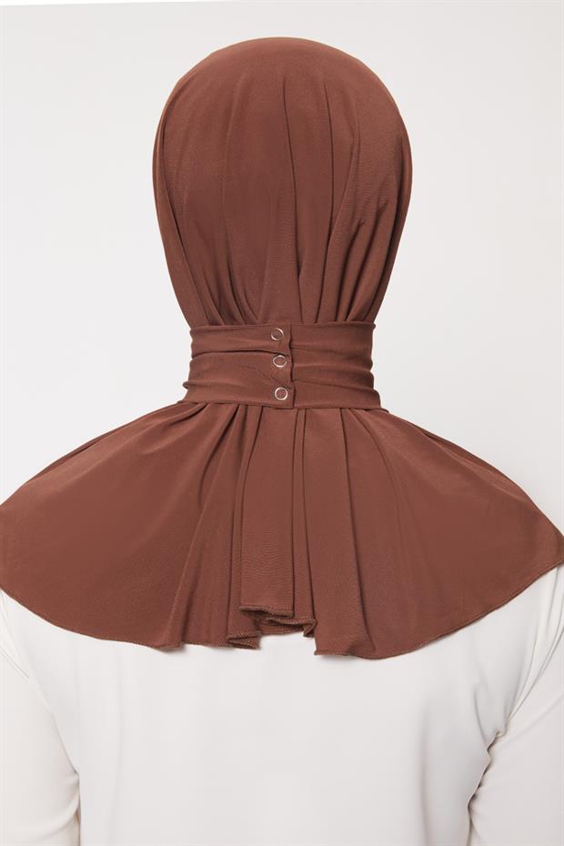 A.Kahve Pratik Spor Çıtçıt Şal Bone