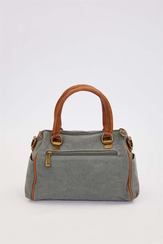 Açık Mavi Çok Gözlü El Kanvas El Çanta