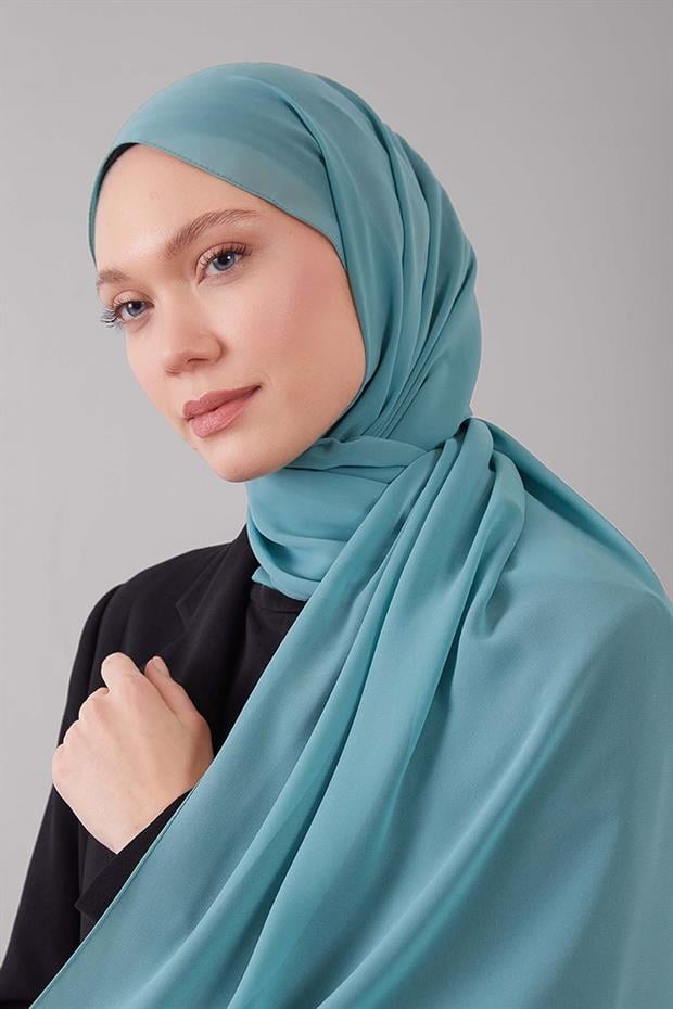 Açık Yeşil Lux Şifon Şal