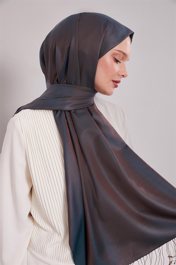 Acı Kahve İpek Şal