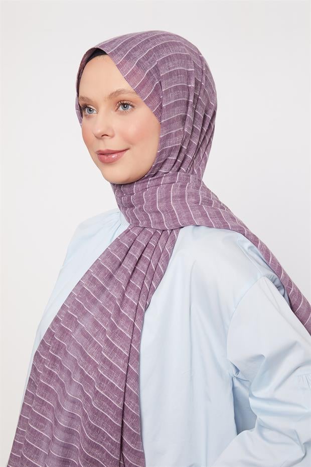 Açık Menekşe Elda Şal