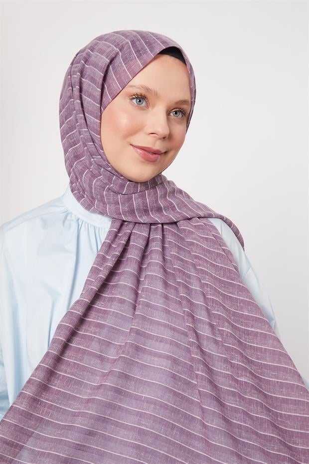 Açık Menekşe Elda Şal