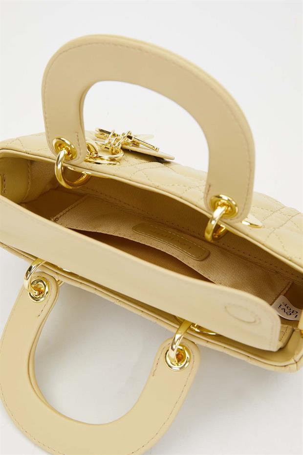 Açık Yeşil Zincir Askı Aksesuarlı El Çantası