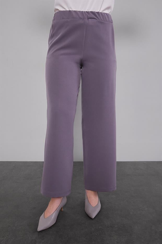 Antrasit Beli Lastikli Pantolon