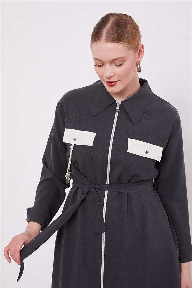 Antrasit Cep Aksesuar Detaylı Cupra Kap