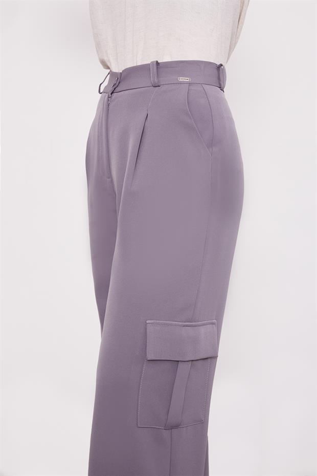 Antrasit Cep Detaylı Pantolon