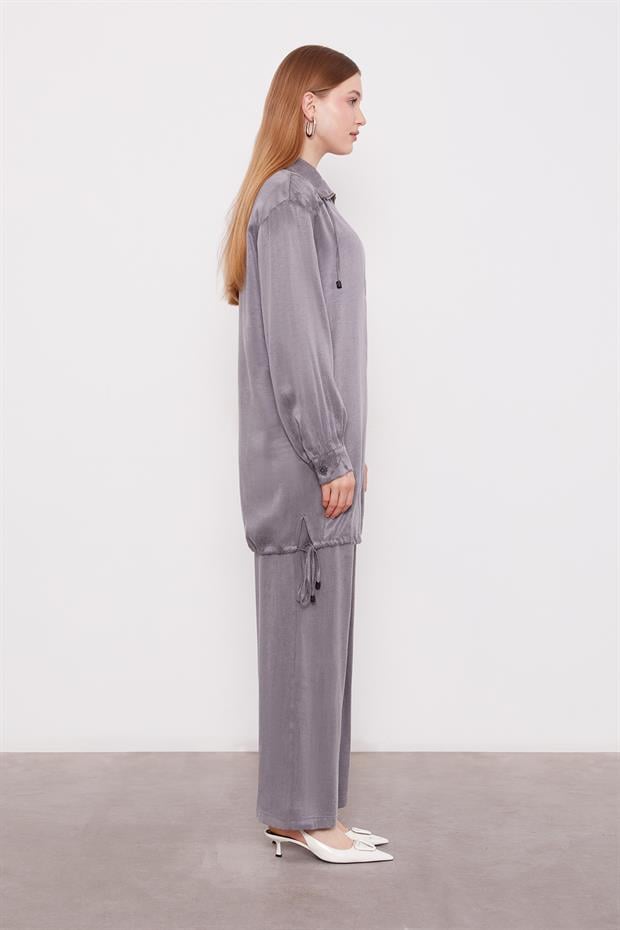 Antrasit Fermuar Kapamalı Cupra İkili Takım