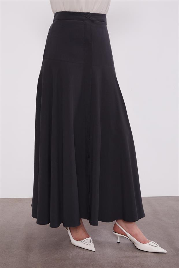 Antrasit Nakış Detaylı Cupra Etek Takım