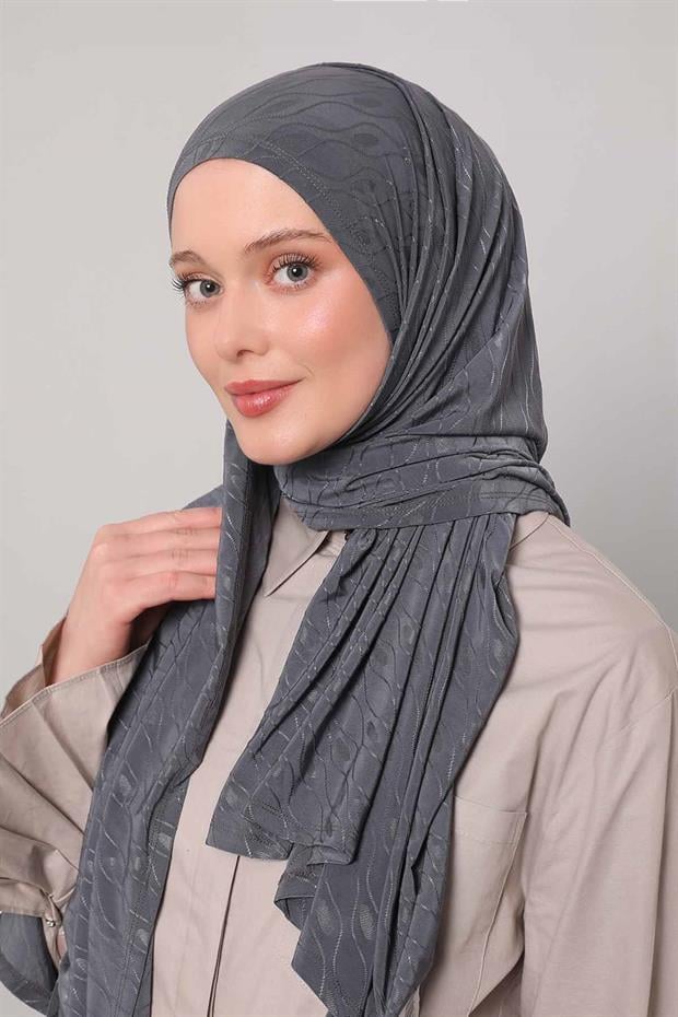 Antrasit Premium Hazır Şal