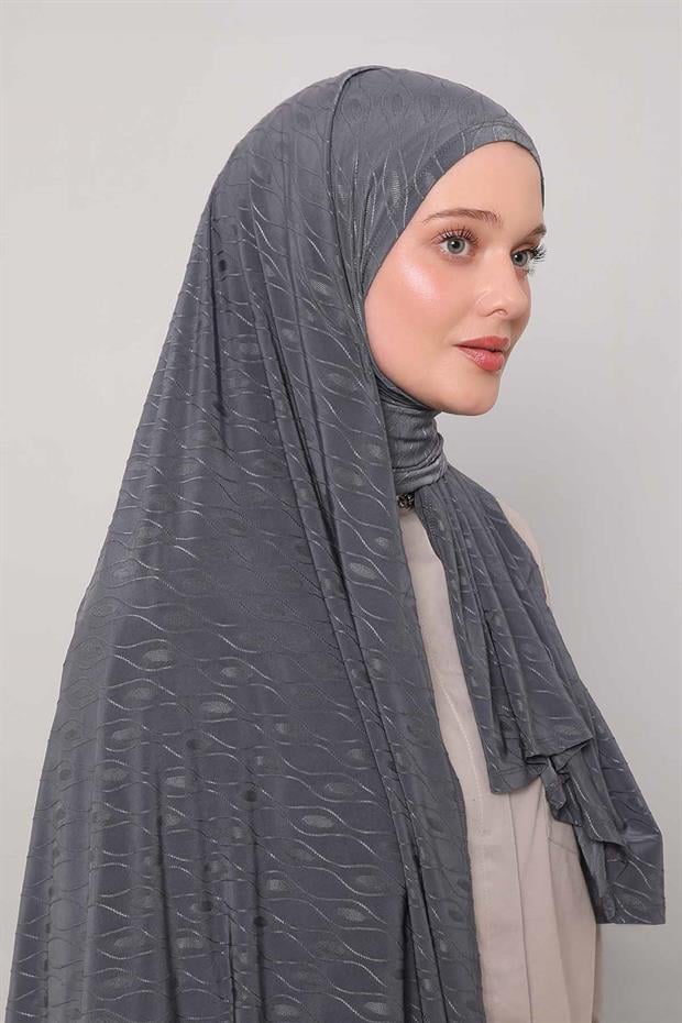 Antrasit Premium Hazır Şal