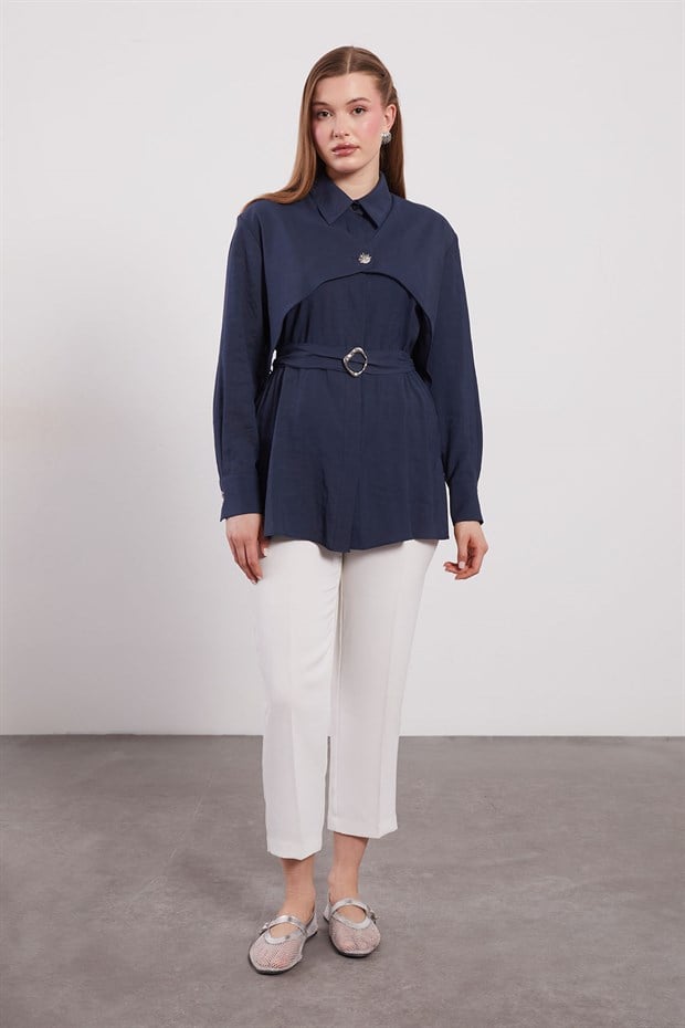 Asimetrik Katmanlı Gömlek