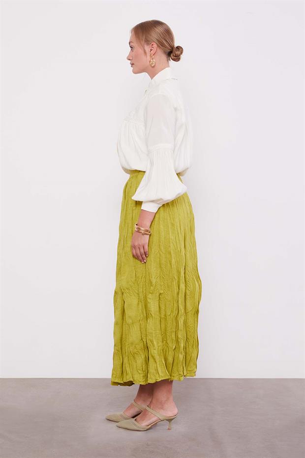 Asit Kırışık Model Etek