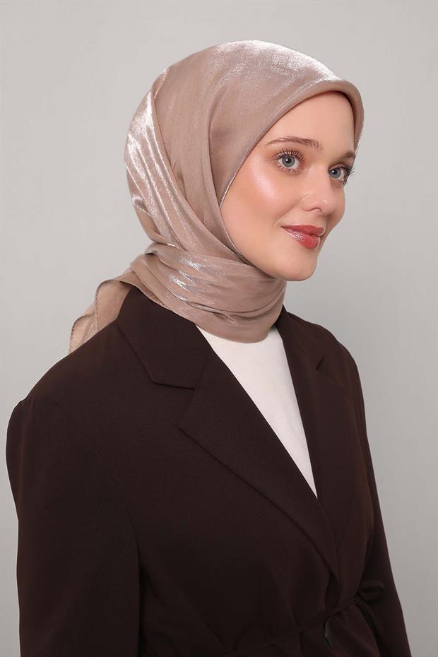 Bakır Pırıltı Eşarp
