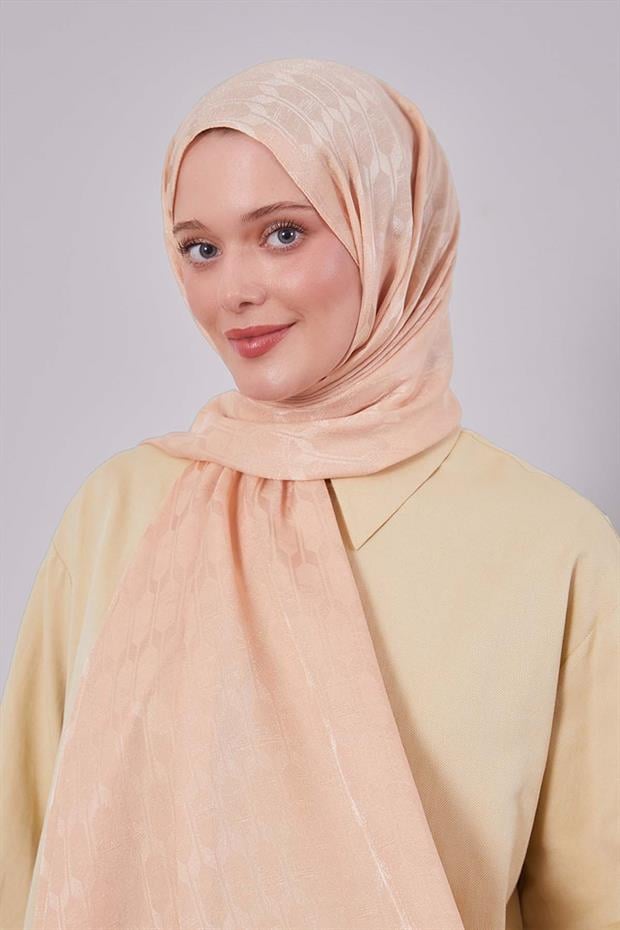 Bal Köpüğü Desenli Janjan Şal