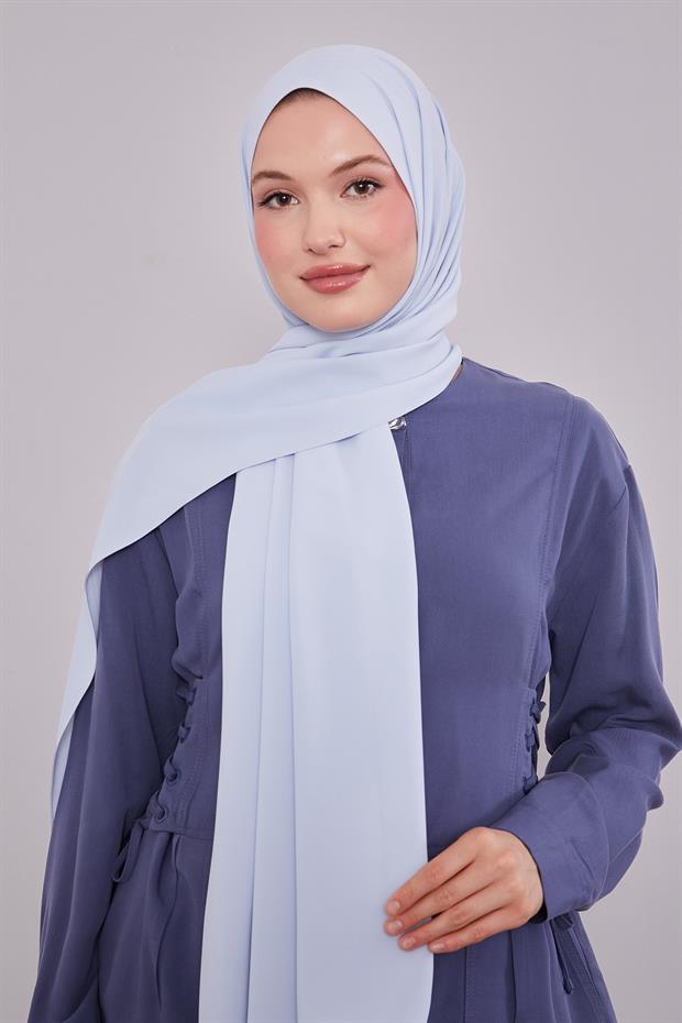 Bebe Mavisi Düz Trend Şal
