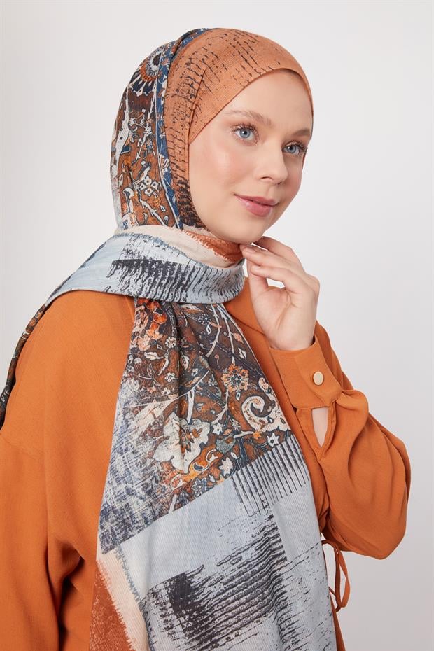 Pamuk Şal Bebe Mavisi