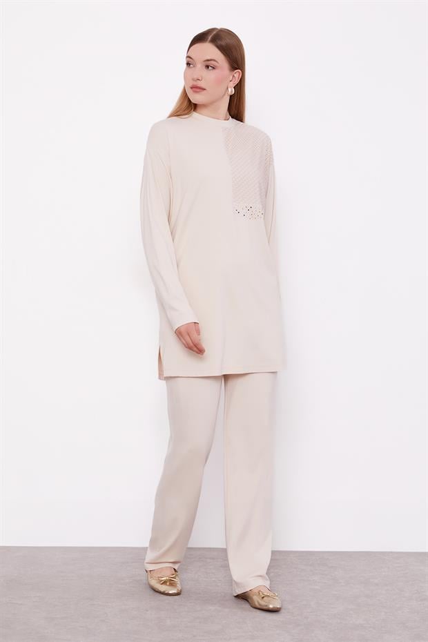 Bej File Detaylı İkili Takım