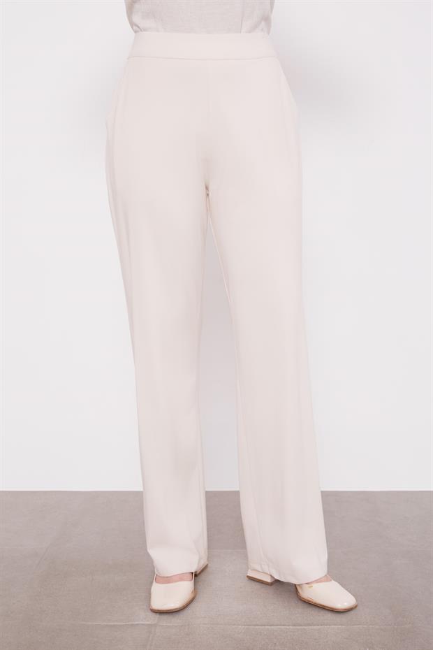 Bej File Detay Üçlü Ceket Takım