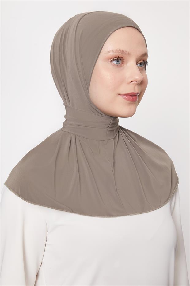 Bej Pratik Spor Çıtçıt Şal Bone