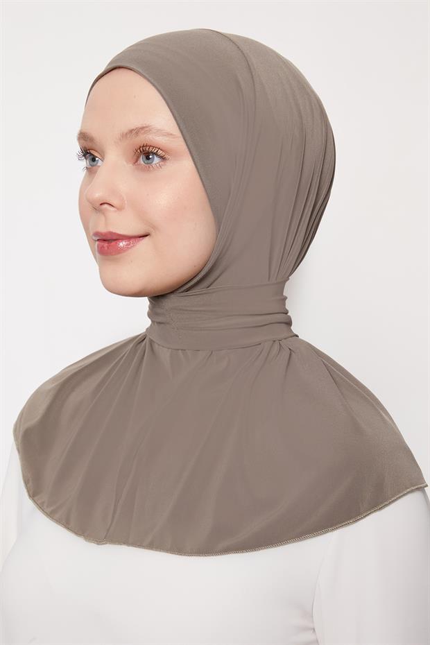 Bej Pratik Spor Çıtçıt Şal Bone