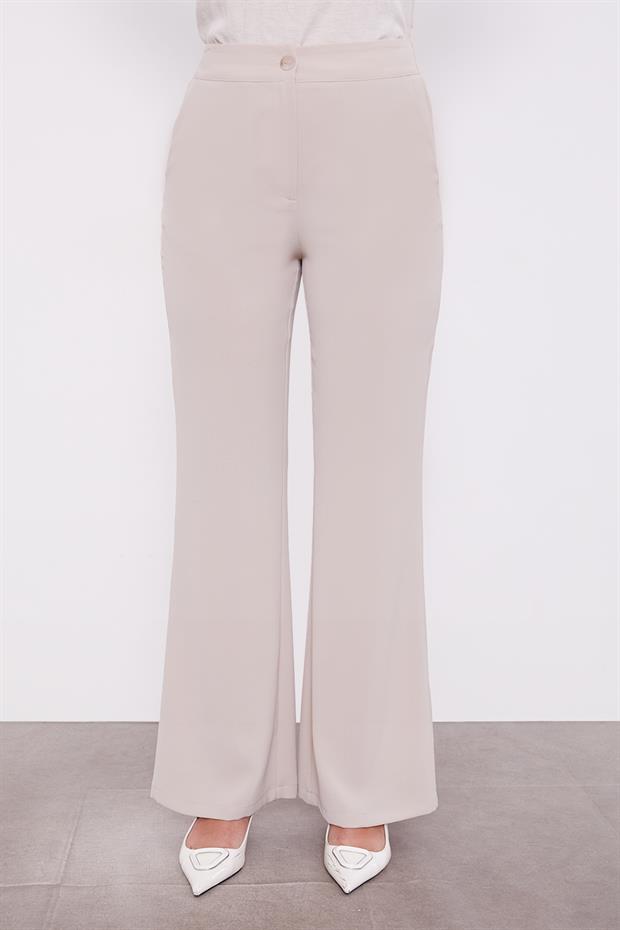 Bej Yelekli İkili Takım