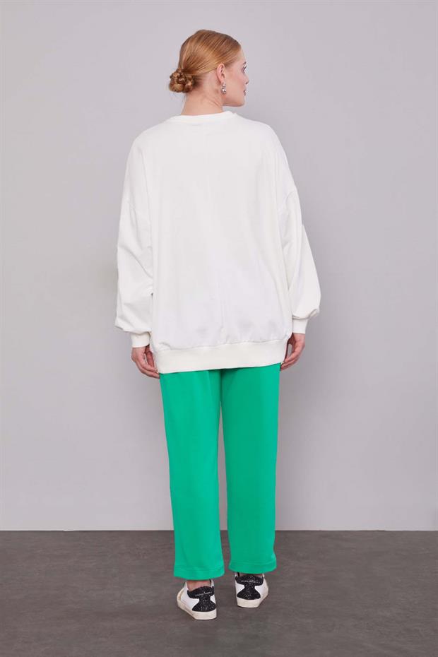 Benetton Belli Lastikli Cepli Spor Pantolon