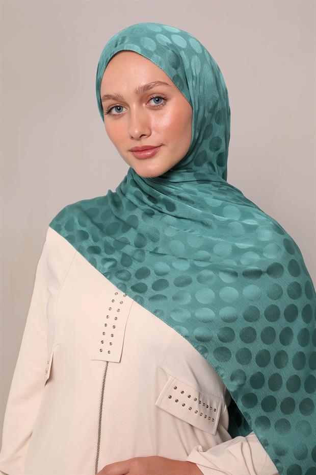 Benetton Benek Desenli Jakar Capri Şal