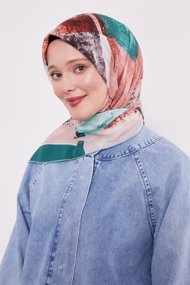 Benetton Çizgili Batik Pamuk Eşap