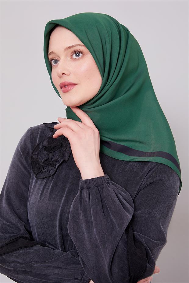 Benetton Kenar Şerit Aura Eşarp