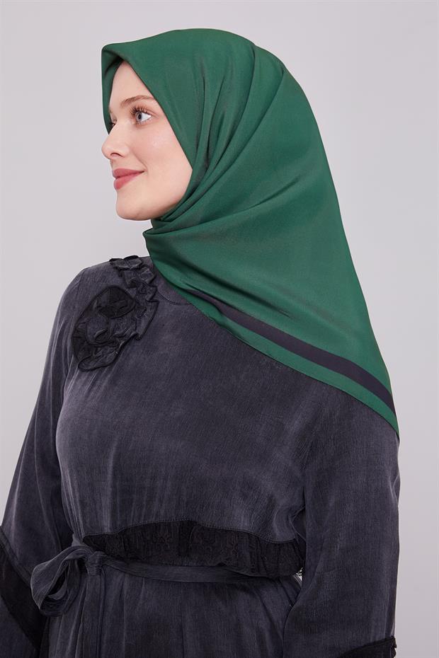 Benetton Kenar Şerit Aura Eşarp