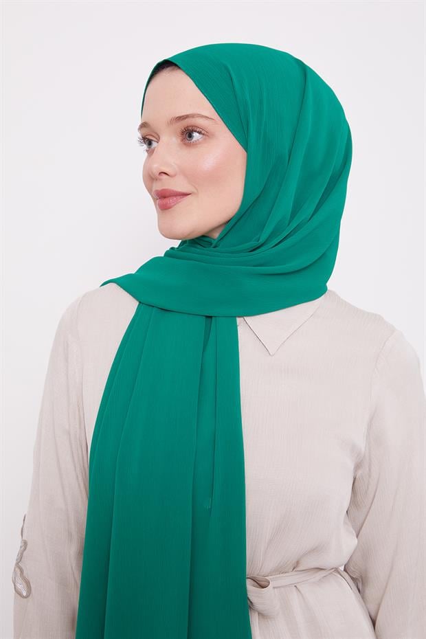 Benetton Krinkıl Düz Şal