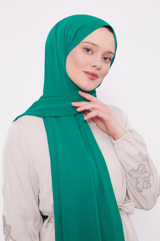 Benetton Krinkıl Düz Şal