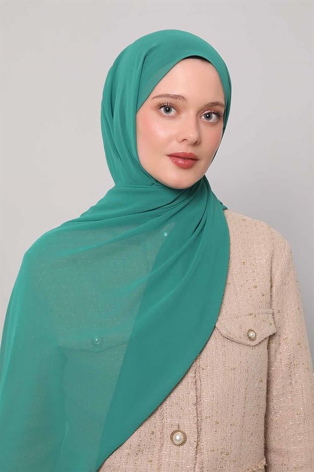 Benetton Lux Şifon Şal