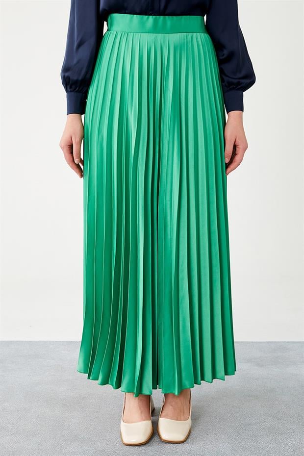 Benetton Piliseli Saten Etek