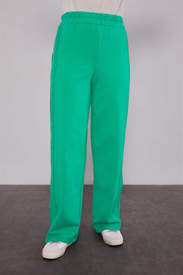 Benetton Şerit Dantel Detaylı Spor Takım