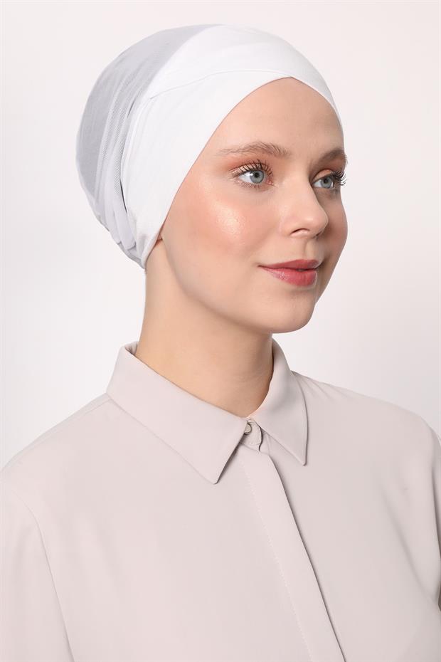 Beyaz Climafit Çapraz Bone