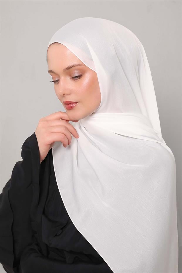 Beyaz Simli Elmas Şal