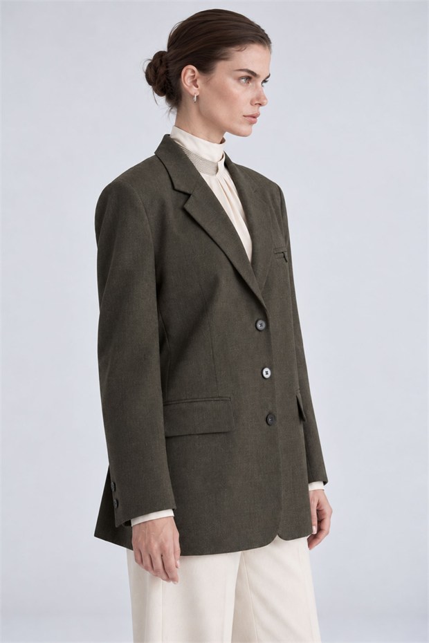 Blazer Ceket Kahve