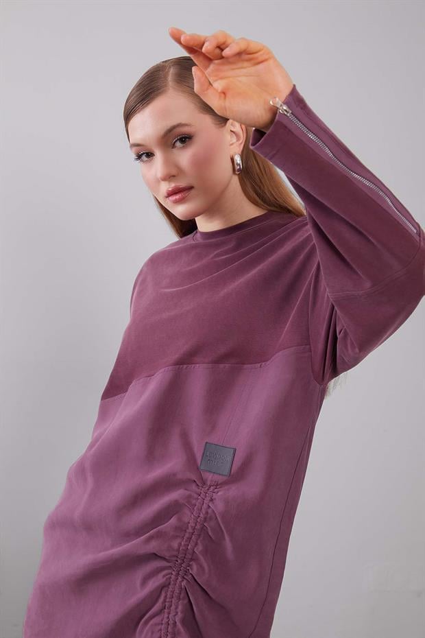 Bordo Manşet Detaylı İkili Takım