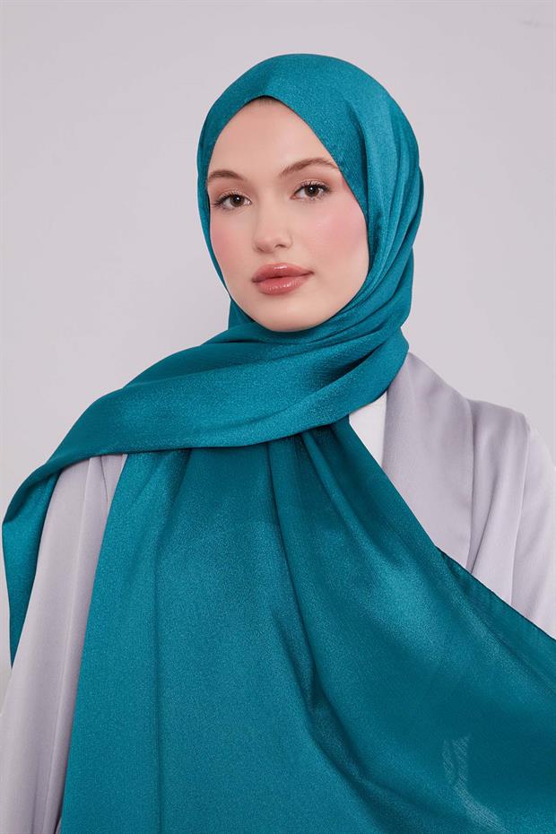 Çağla Yeşili Cristal Yoryo Şal