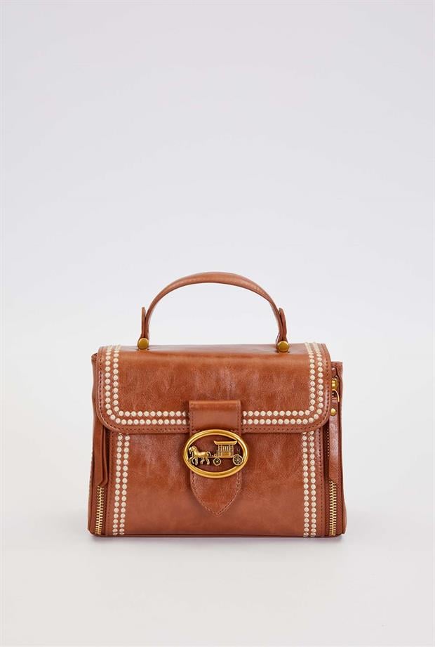 Camel Aksesuar Kilitli El Çantası