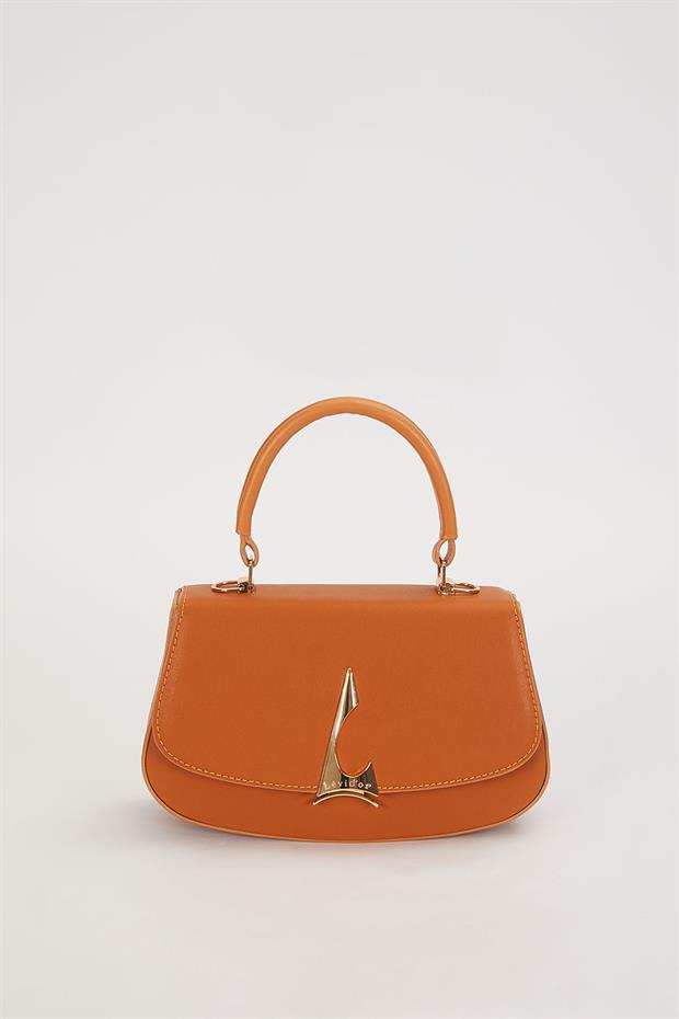 Camel Asimetrik Tasarım El Çantası