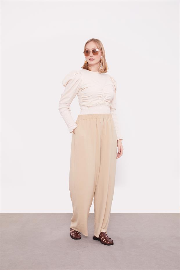 Camel Bol Paça Aerobin Pantolon