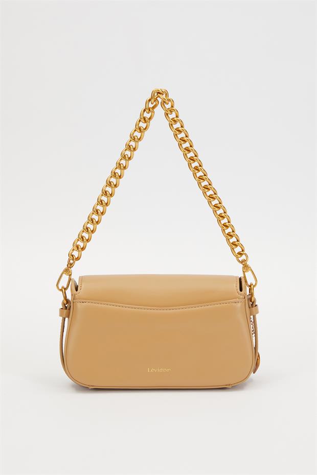 Camel Çevirme Kilit Omuz Çantası